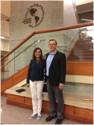 Diana Gamboa and Dr. Jose Carlos Lozano.